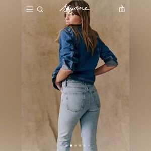 SEZANE Brut Sexy Bleach Jeans